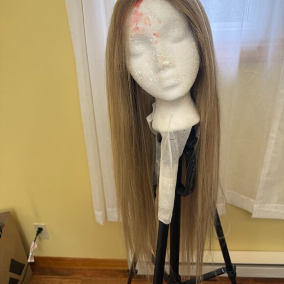 Brand New Long Lace Front Human Hair Wig - Picture 5 of 6